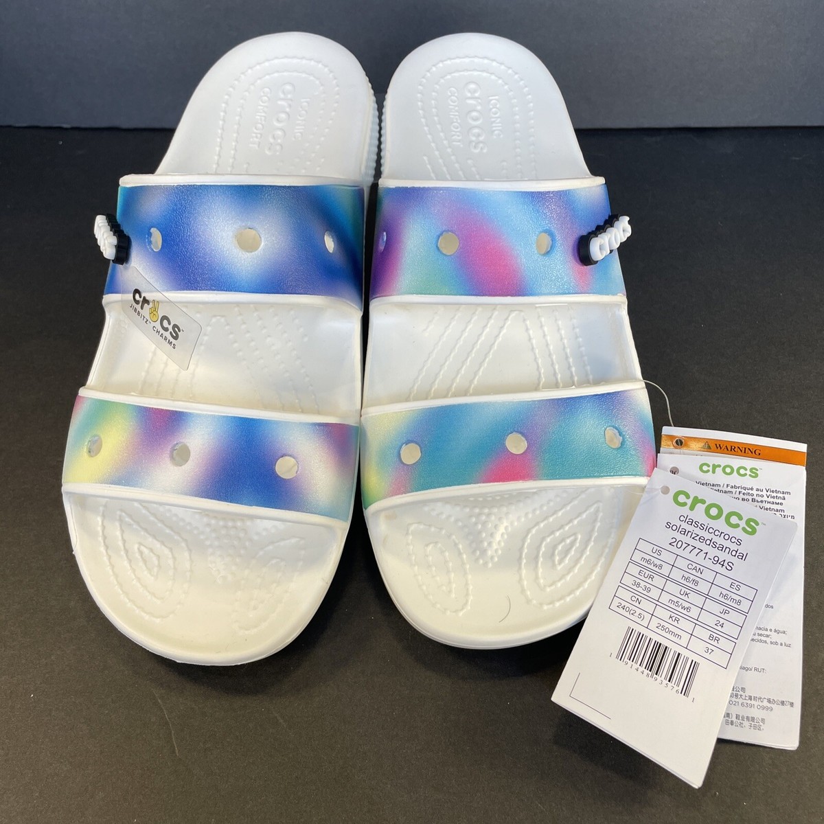 Classic Crocs Open Toe Sandals Unisex‎ Solarized Men\