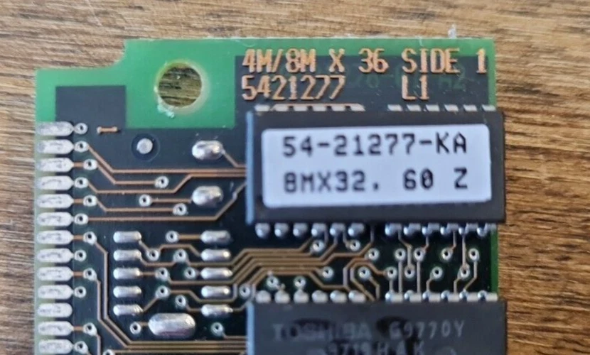 1 x 54-21277-KA DEC 32MB 8MX32 Bit 60ns 72 PIN MEMORIA SIMM Foto 3 de 3