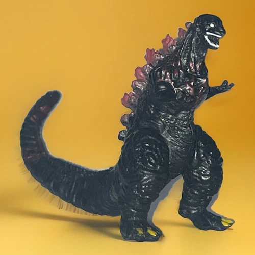 Burning Godzilla HG Bandai Mini Fig VTG Gashapon Kaiju Authentic 2.25” H X 3” L