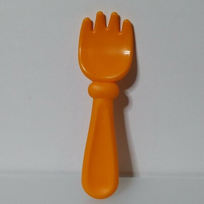 Learning Resources Orange FORK Realistic Play Food Toy Child's Kitchen
