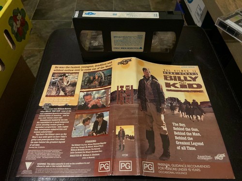 Val Kilmer is Gore Vidal's Billy The Kid Ex-rental VHS video tape outlaw western - Bild 5 von 5