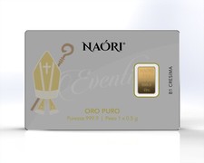 Lingotto D'Oro 999,9 Naóri– 0,5 grammi (Cresima)