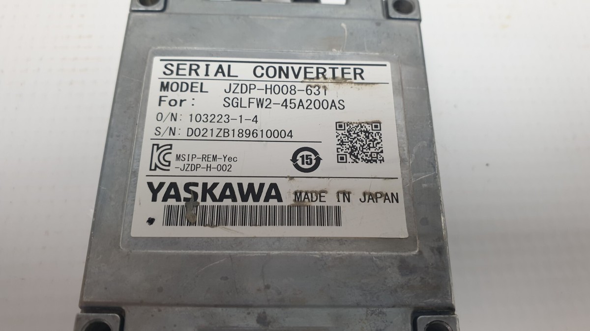 Yaskawa Serial Converter JZDP-H008-631 for SGLFW2-45A200AS