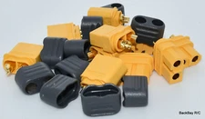 5 Male / Female Pair AMASS XT60H / XT-60 Connectors Plugs - No Heat Shrink Req'd