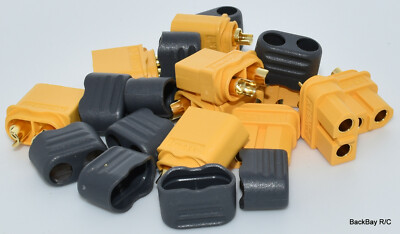 5 Male / Female Pair AMASS XT60H / XT-60 Connectors Plugs - No Heat Shrink Req'd