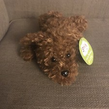 Spark Create Imagine Puppy Dog Plush Brown Walmart Laying Stuffed Lovey NWT