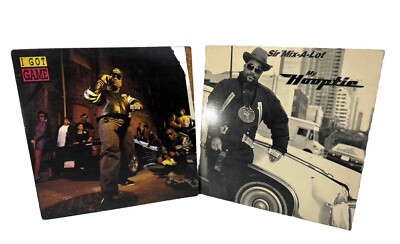Sir Mix-A-Lot~ 2 Record Lot~My Hooptie/Society S Creation & I Got Game/Flow Show