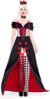 Quenny Halloween Alice in Wonderland cosplay Red Heart Queen