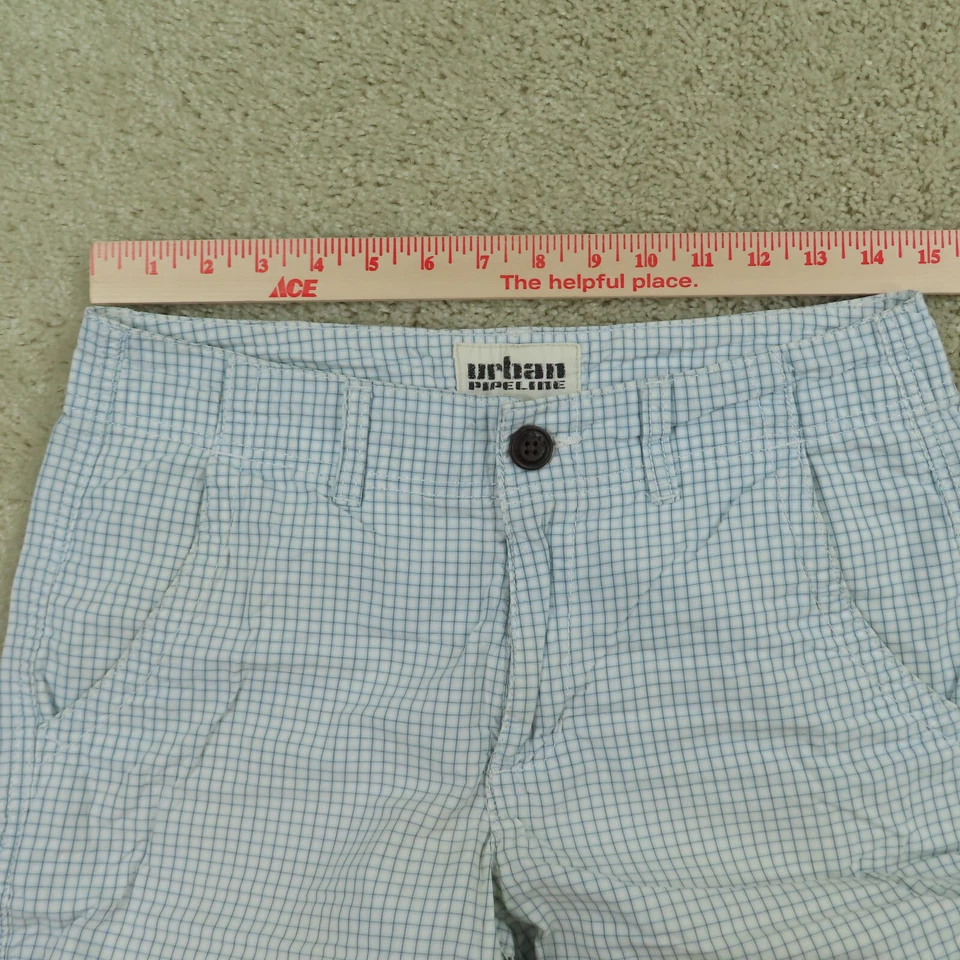 Pantalones Cortos Urban Pipeline Adulto Talla 29 Azul y Blanco Cuadros 12 pulgadas Entrepierna Informales Para Hombre Foto 4 de 4