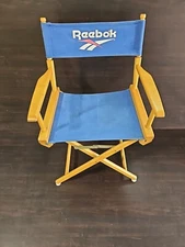REEBOK Authentic Rare Vintage 1990s Director Chair Collector's Item Display