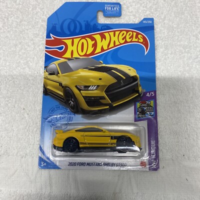 Hot Wheels 2020 Ford Mustang Shelby GT500 yellow 2021 F Box New