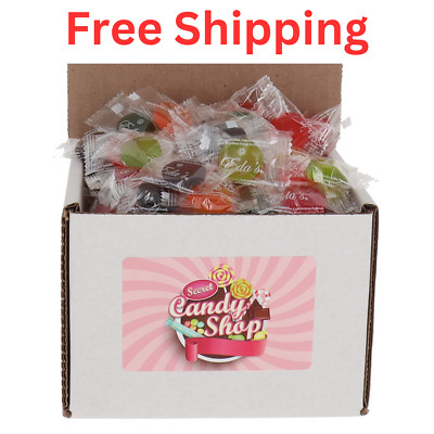 Eda's Sugar Free Hard Candy Zero Sugar Candies Bulk in Box Assorted Fruit, 8oz