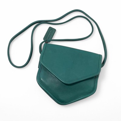 Coach Megan Shoulder Bag Jade Green Vintage USA Made 1995 /Used++  