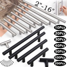 2-16 Kitchen Cabinet Pulls Stainless Steel Cu...