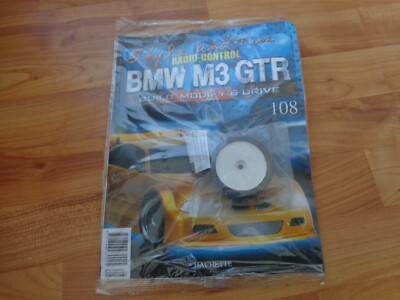 1/10 HACHETTE BUILD THE BMW M3 GTR RC T4SN THUNDER TIGER CAR KIT ISSUE 108