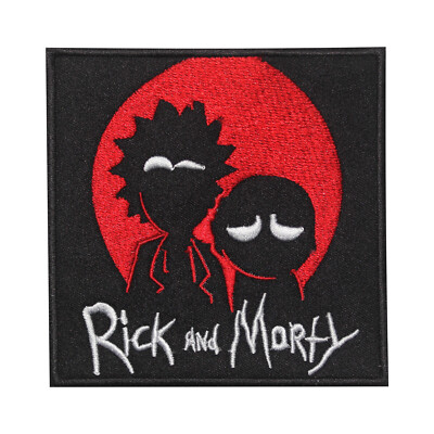 Rick and Morty Film gestickter Aufnäher zum Aufbügeln/Aufnähen für Kleidung