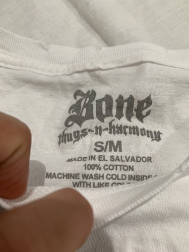 T-SHIRT BONE THUGS N Harmony taglia S/M donna rap concerto aerografo classico - Foto 4 di 7