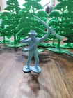 Vintage Marx Custer's Last Stand Playset Powder Blue In Confederate Poses #2 1