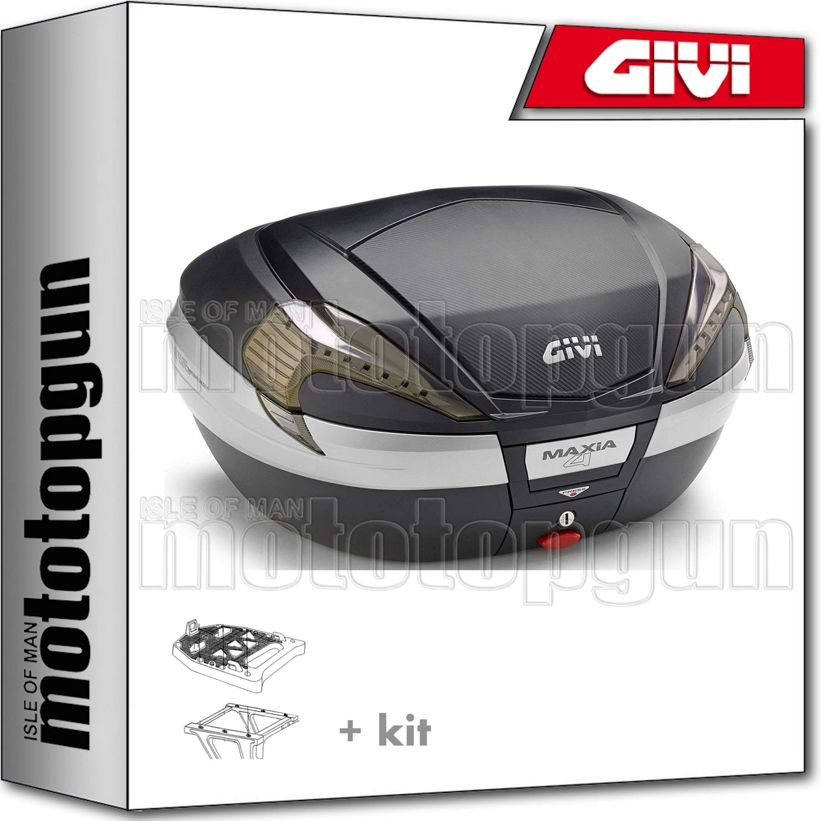 GIVI BAULETTO MAXIA 4 V56NNT + ATTACCO BMW F 800 GS 2011 11