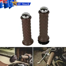 Brown 22mm Handlebar Hand Grips Fit For Kawasaki Ninja ZX9R ZX900B/ZX900F
