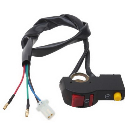 4 WIRES ELECTRIC KILL SWITCH START STOP ON OFF BUTTON DIRT BIKE ATV I KS10