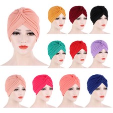 Muslim Women Hair Loss Hijab Chemo Cap Cancer Hat Turban Bonnet Head Wrap Cover
