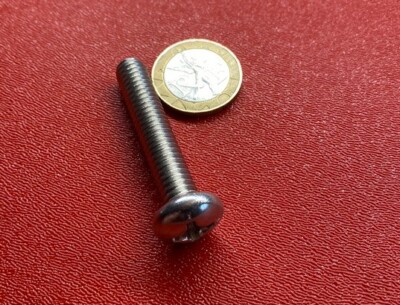 18-8 Stainless Steel Pan Phillips Machine Screw 5/16''-18 x 1.75'' Length, 20 pcs