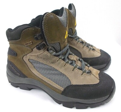 Vasque Gore-Tex Hiking Boots 7433 US Women's 6.5 M Tan Gray Suede Vibram Trail