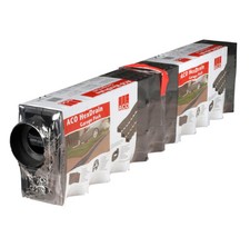 ACO Hexdrain Channel Drainage with Plastic Grate Garage Pack - 3m