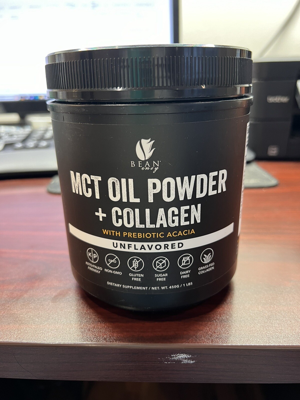 Bean Envy MCT Oil Powder + Collagen w/ Prebiotic Acacia Unflavored