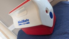 Vintage Mini Mate Cooler By Igloo - Made In USA - Red White Blue - push button