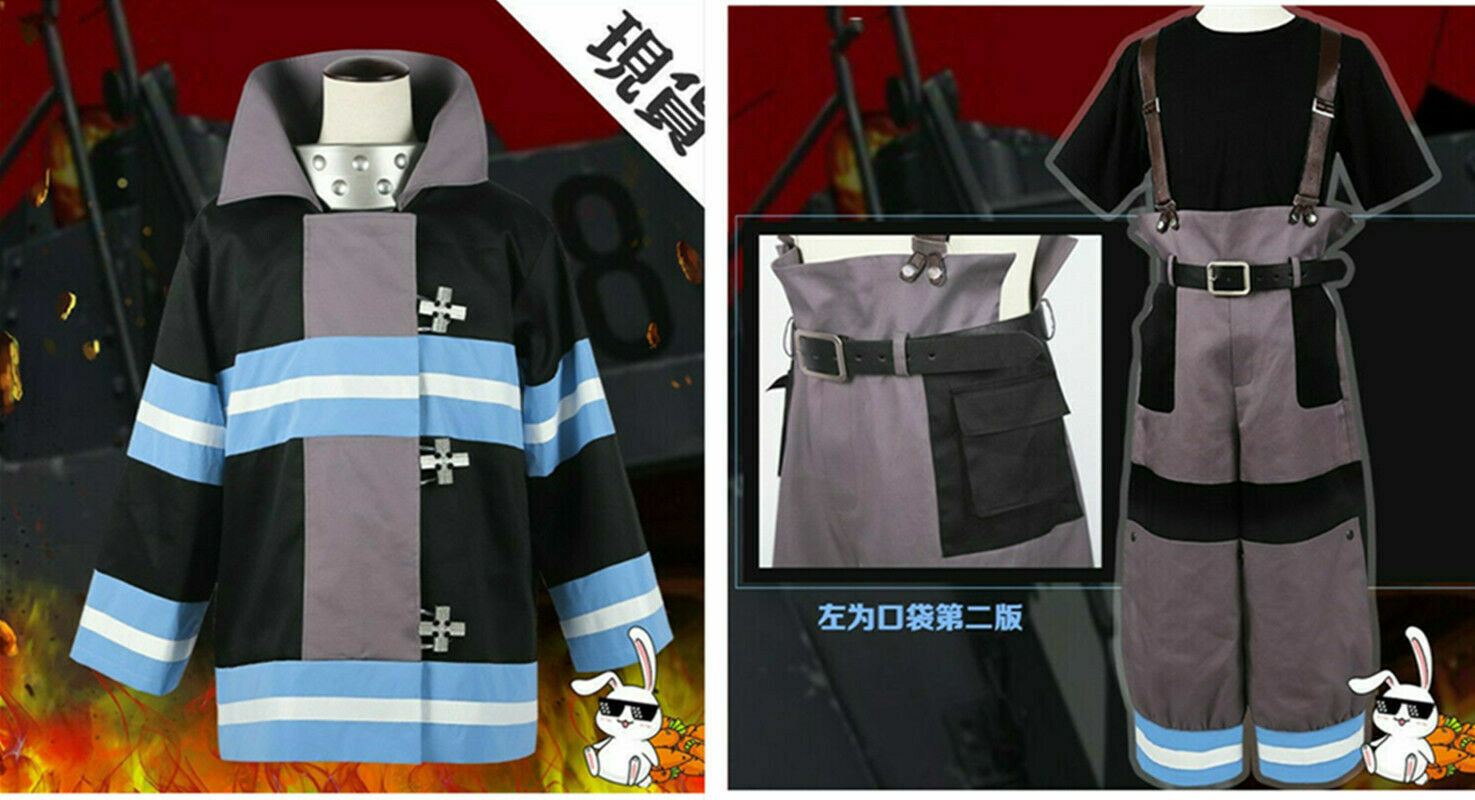 Fire Force Shinra Kusakabe Fire Suit Cosplay Costume for Sale – Cosplay  Clans