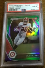 2021 Prizm Draft Picks #102 Najee Harris Rookie Green Prizm RC  Gem 10- Pop 3 !