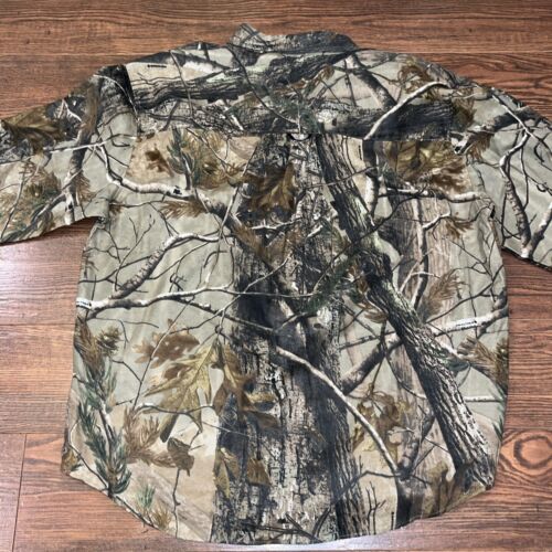 VTG Remington Realtree AP Camo Hunting Shirt Men’s 2XL Style 25000 Hardwood 90s - Picture 8 of 9