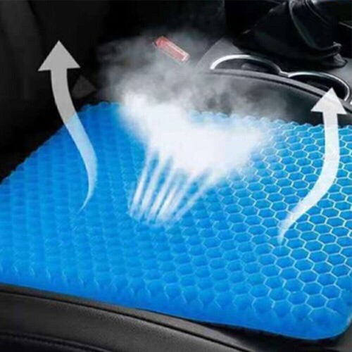 2X Gel Seat Cushion Pad Double Thick Orthopedic Chairs Pad Wheelchair Car Office - Picture 14 of 19
