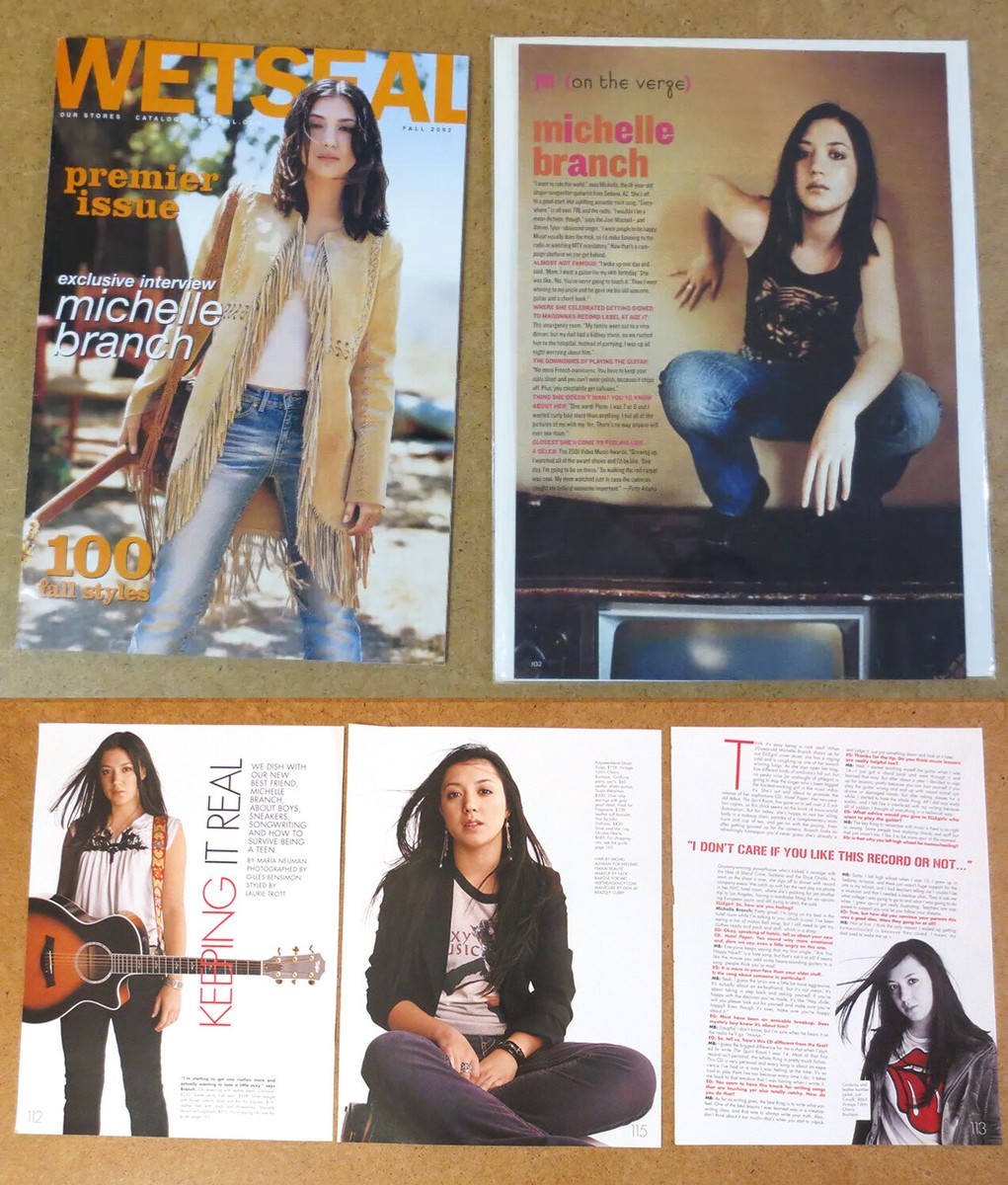 Wet Seal Women's Fashion Catalog MICHELLE BRANCH Page Magazine