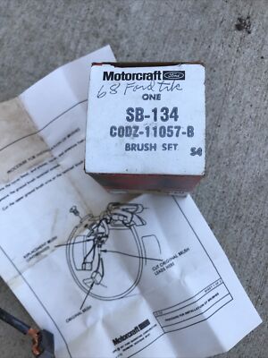NOS Motorcraft SB-134 C0DZ-11057-B Starter Brush Set Kit Vintage