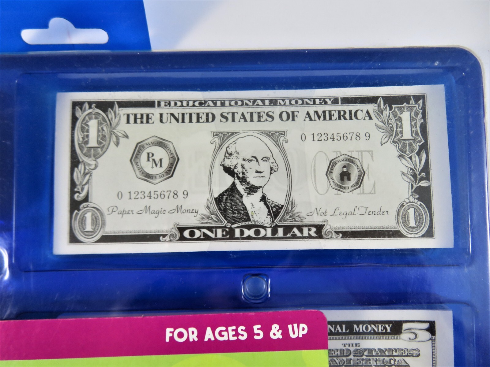 Learning Playground Toy Money Tray Coins Currency Set Interactive