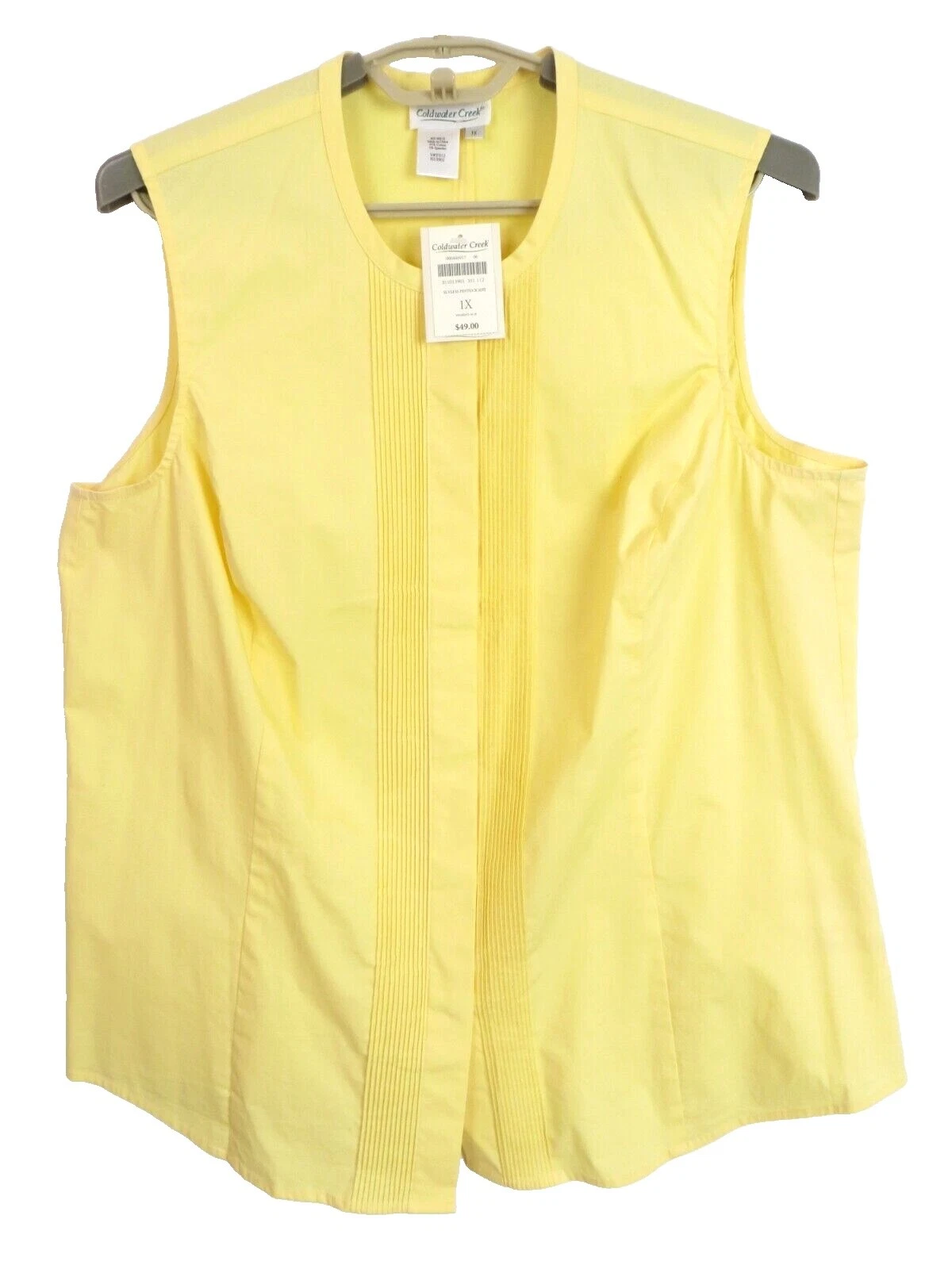 Camisetas sin mangas de algodón Coldwater Creek para Mujeres