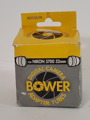 Bower 52mm Adapter Tubes for Nikon 5700 Digital Camera AD5352N