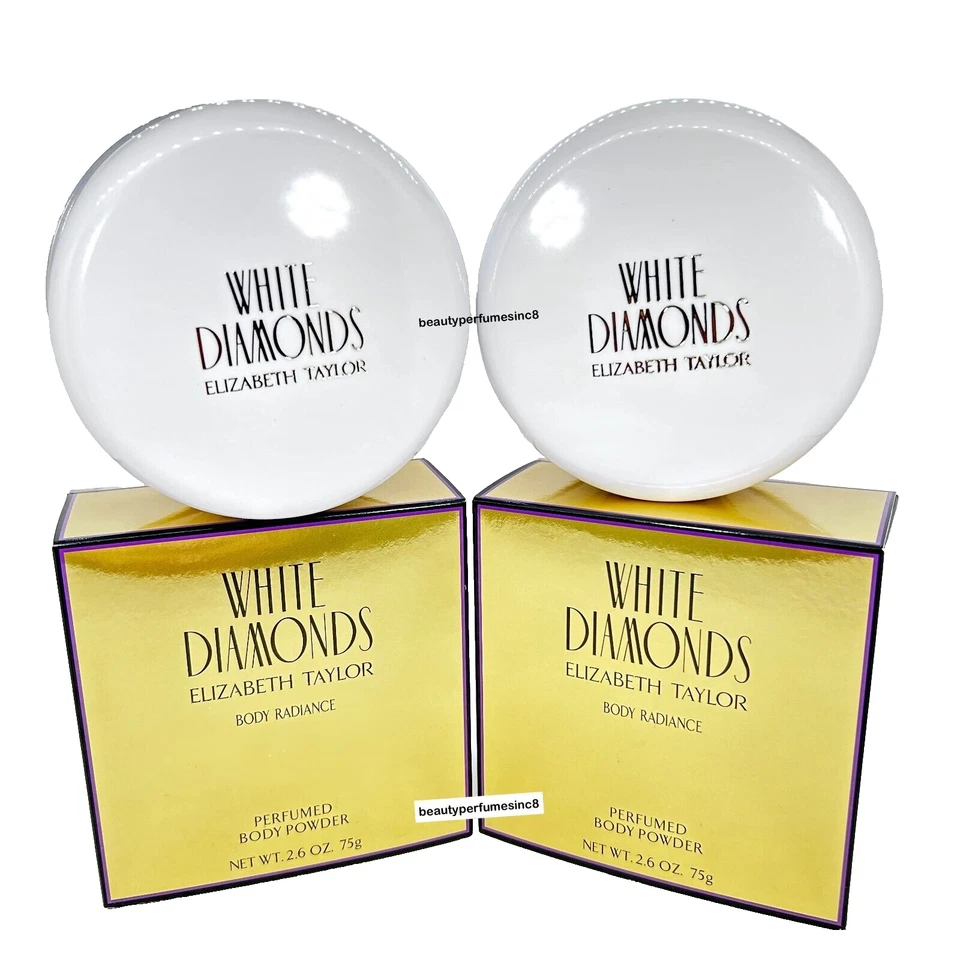 Polvo corporal perfumado para mujer WHITE DIAMONDS Elizabeth Taylor, 2,6 oz Foto 4 de 4