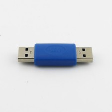 1pcs High Speed USB 3.0 Standard A Male to Male Plug Extension Adapter Connector