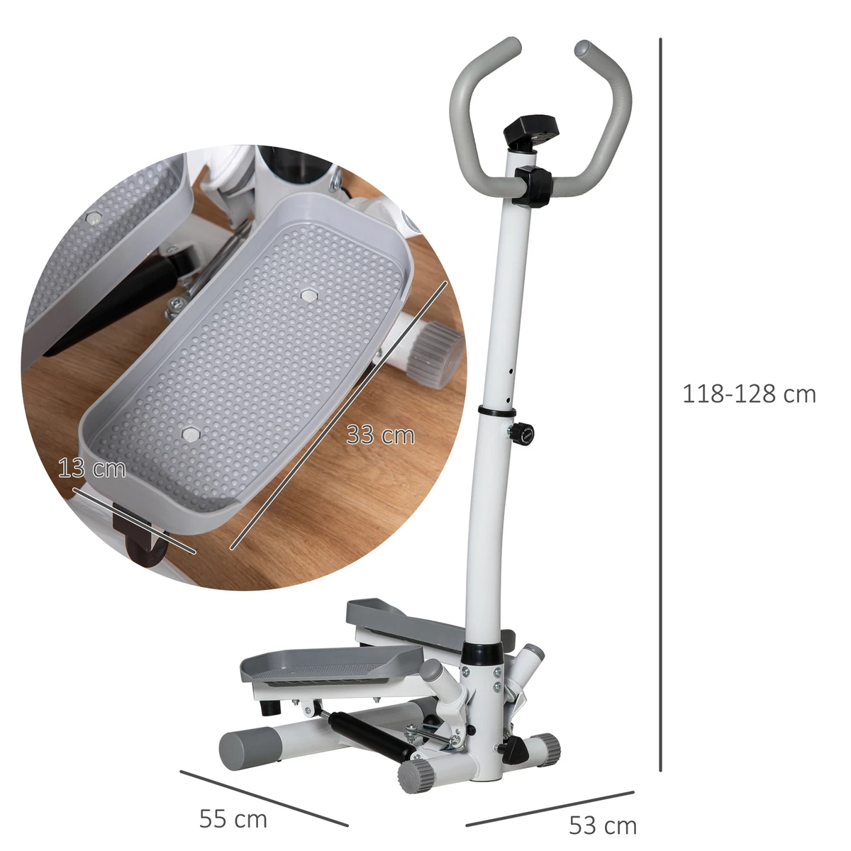 Adjustable Twist Stepper Step Machine For Home Gym Office Aerobic