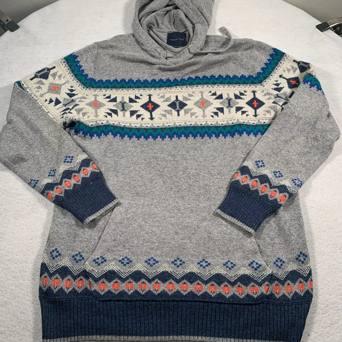 American eagle knit hoodie sales