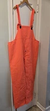 PPE Safety Bib Rain Gear Overall Comfi-Wear Work XXL OSHA Reflective Hi-Vis Poly