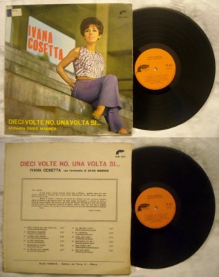IVANA COSETTA ZEHNMAL SI... ANNO 1970 1. Italienischer Druck Kansas DMK 0012 EX+