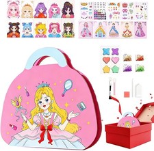 Princess Glam Magic Kit Fun Sparkly Gem Painting Crafts with Foil Art