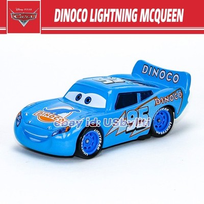 Disney Pixar Cars Dinoco Lightning McQueen Diecast 1:55 Metal Car Toy, NEW Loose