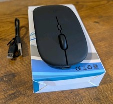 Silent Bluetooth Mouse Quiet Thin Slim Matte Optical Mouse Wireless New