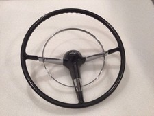 1955 1956 Chevy Belair Steering Wheel With Horn Ring Horn Button Oem